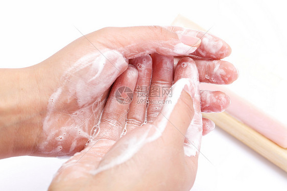 消毒洗手图片