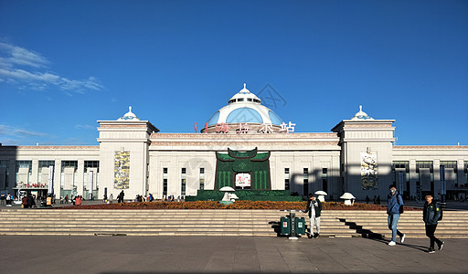 呼伦贝尔市海拉尔火车站背景