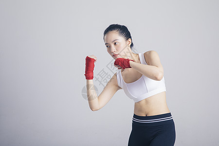 拳击运动健身女性图片