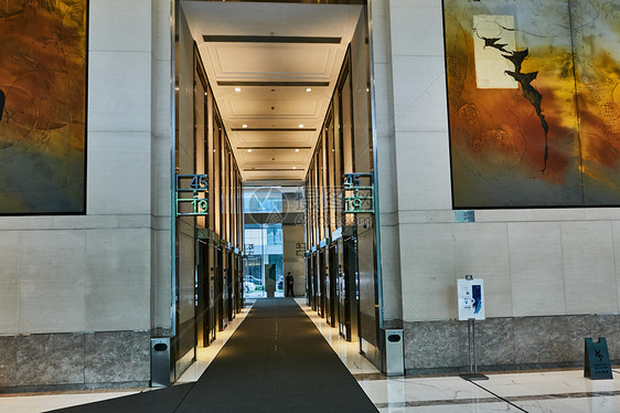 商务中心 联合办公 孵化器 创业园区办公室长廊图片