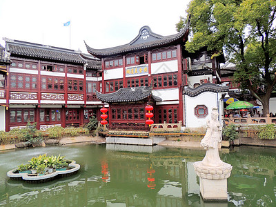 上海城隍庙城隍庙内风景高清图片