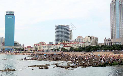 青岛海景背景图片