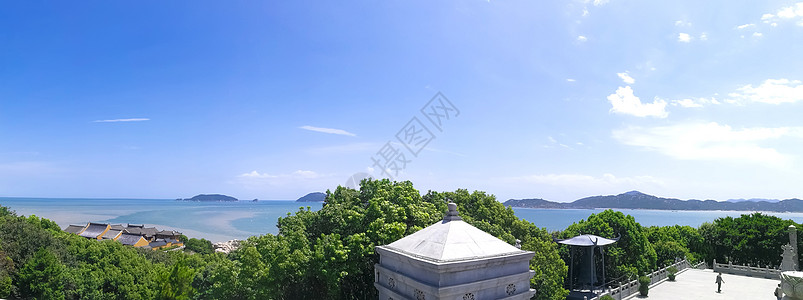 沙滩蓝天蓝天大海背景