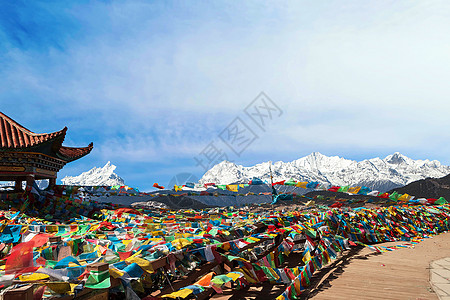 梅里雪山梅里雪山日照金山高清图片