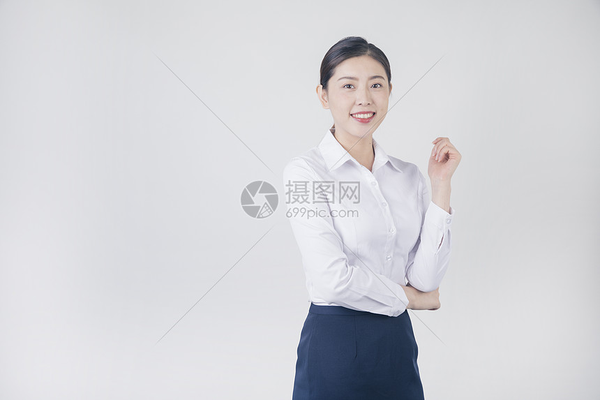 自信的职场女性图片