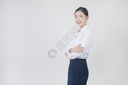 自信的职场女性图片