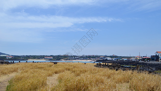 韩国济州岛牛岛自然风光图片