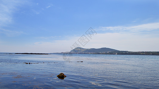 韩国济州岛牛岛海边自然风光图片