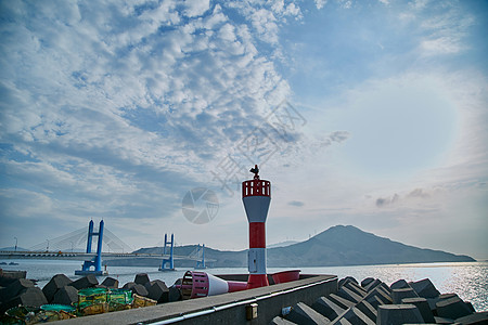 枸杞岛上的自然美景背景图片