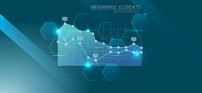 科技金融数据背景图片