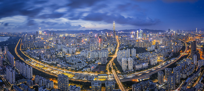 深圳平安大厦全景背景图片