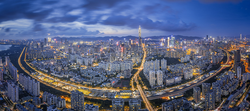 深圳平安大厦全景图片