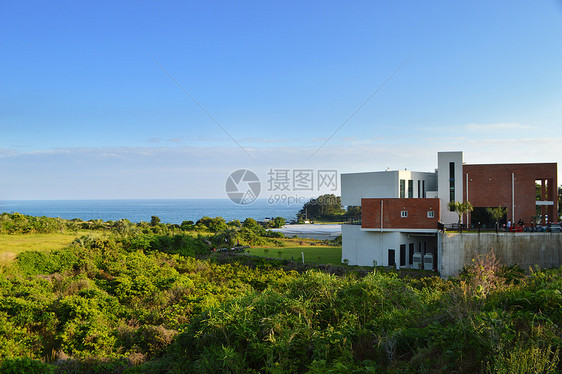 韩国济州岛乡间田野自然风光图片