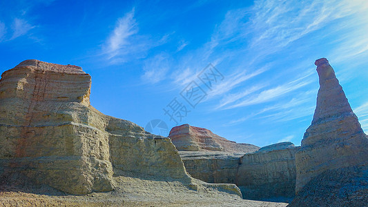 新疆魔鬼城景区旅游景点高清图片素材