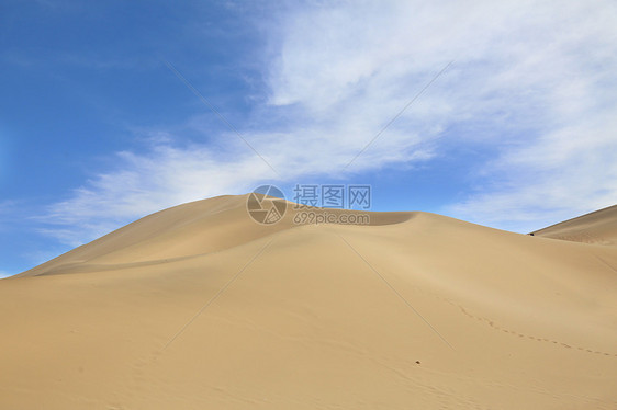 甘肃敦煌鸣沙山沙丘风景照图片