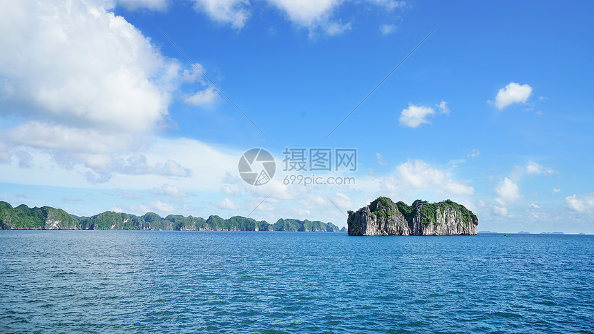 越南下龙湾海岛自然风景图片