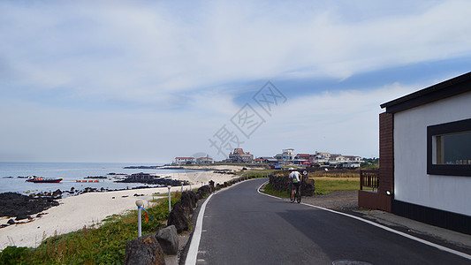 韩国济州岛牛岛道路自驾图片