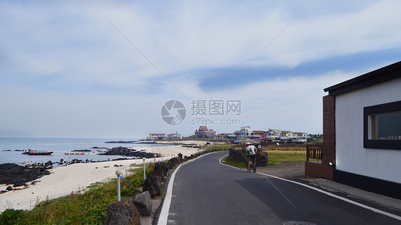 韩国济州岛牛岛道路自驾图片