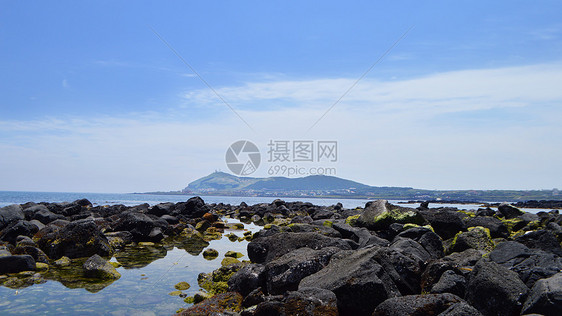 韩国济州岛牛岛海边唯美风景图片