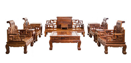 中式实木红木家具图片