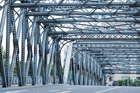 上海著名景点外白渡桥高清图片