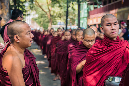 佛教缅甸僧侣背景