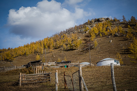 内蒙古草原秋色图片