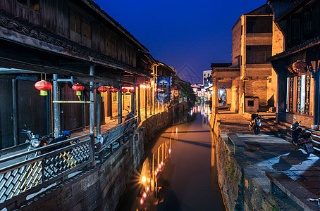 古镇夜景图片