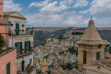 意大利景色欧洲意大利城市景色背景
