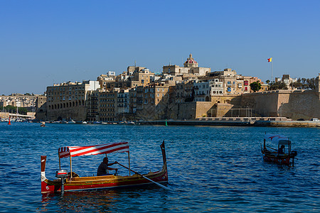 欧洲马耳他海边城市高清图片