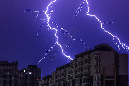 风雨人生路雷电背景