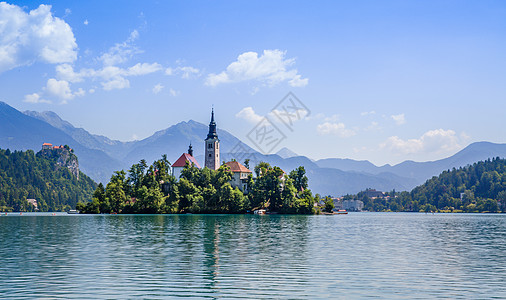 美丽的欧洲湖光山色高清图片