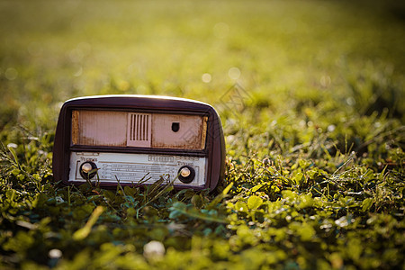 复古收音机背景图片