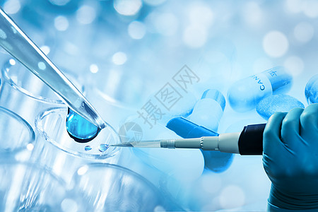 化学液体医药化学试验设计图片