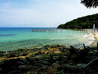 大美祖国的山河湖海背景图片