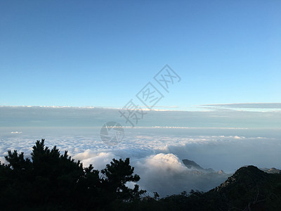 泰山上的云海高清图片