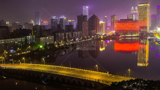 武汉汉街夜景图片