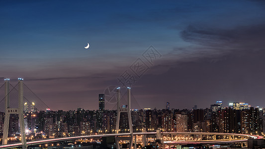 上海交通枢纽马路背景图片