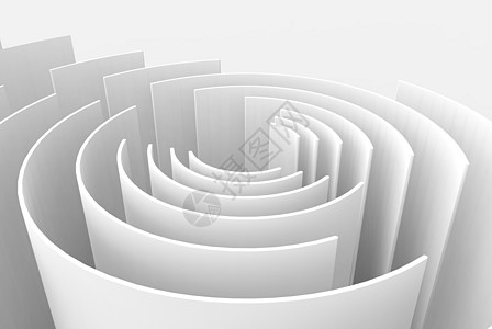 3D层次感几何体结构设计图片