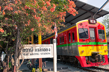 泰国美功铁道市场图片