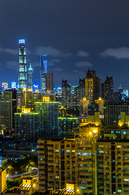上海浦东新区夜景高清图片下载-正版图片500681140-摄图网