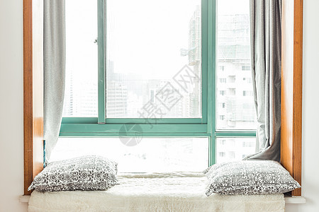 卧室飘窗设计背景图片