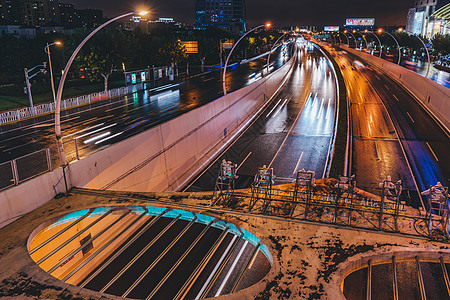 城市夜景交通高清图片