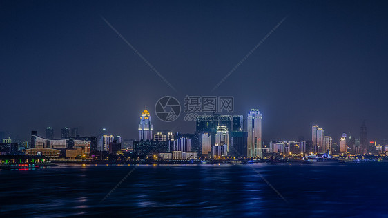 武汉两江四岸夜景图片