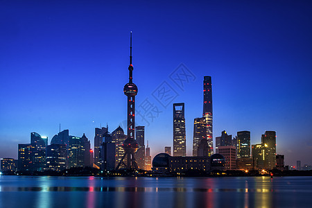 上海东方明珠城市黎明图片