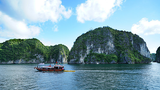 越南下龙湾世界自然遗产风景名胜 小暑图片