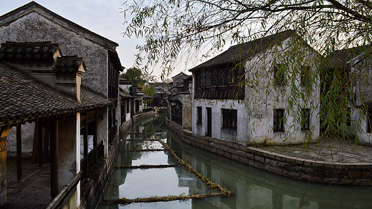 常熟沙家浜风景区建筑图片