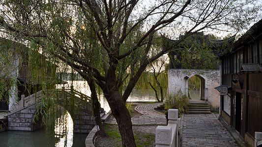 常熟沙家浜风景区建筑图片