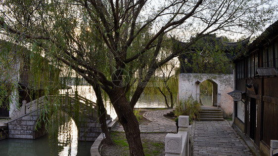 常熟沙家浜风景区建筑图片