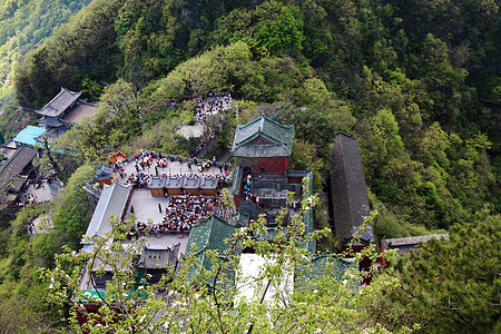 十堰武当山风景区背景图片